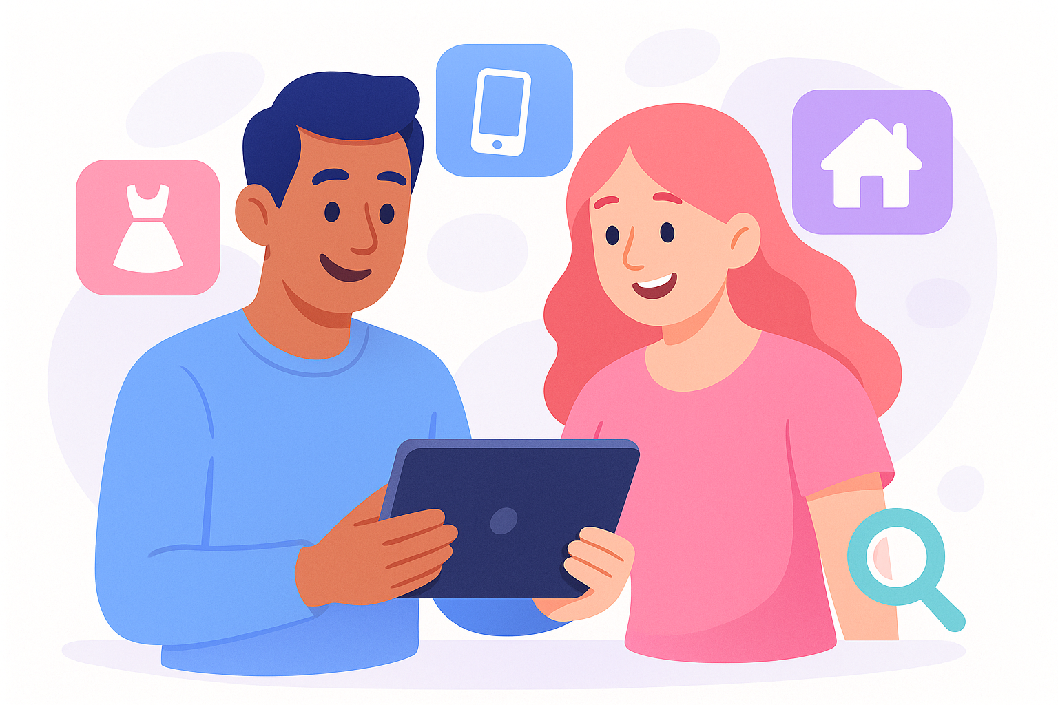 Illustration MapMarket